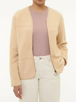 Grüne Erde Jacken & Mäntel^Jacke aus Bio-Baumwolle, 57 caramel, S, GOTS