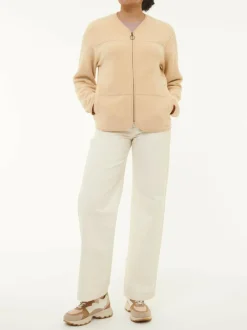 Grüne Erde Jacken & Mäntel^Jacke aus Bio-Baumwolle, 57 caramel, S, GOTS