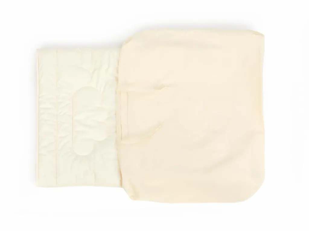 Kinder Grüne Erde Babyschlaf|Kinderschlaf^Kinder Ganzjahresdecke Baumwolle mit Wolkensteppung, 100 x 140 cm, 380 g/m2 GOTS, NATURTEXTIL BEST, VEGAN