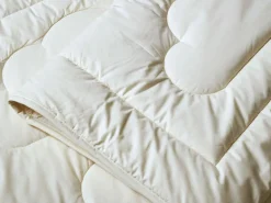 Kinder Grüne Erde Babyschlaf|Kinderschlaf^Kinder Ganzjahresdecke Baumwolle mit Wolkensteppung, 100 x 140 cm, 380 g/m2 GOTS, NATURTEXTIL BEST, VEGAN