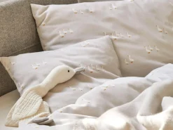 Grüne Erde Geschenke-Guide|Kuscheldecken Und Wärmekissen^Kinderdecke Frederik, sand, 75 x 100 cm, 100 % Baumwolle, GOTS