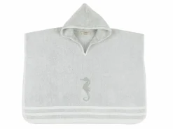 Grüne Erde Geschenke-Guide|Badtextilien & Pflege^Kinder-Poncho Seepferdchen, , 70 x 60 cm, 100 % Baumwolle, GOTS