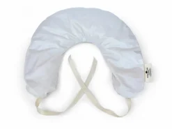 Grüne Erde Zier- & Wärmekissen|Kuscheldecken Und Wärmekissen^Kirschkern-Wärmekissen, halbmondförmig, 29 x 34 cm, Bezug: 100 % Baumwolle, Baumwolle kbA, Füllung: 100 % Kirschkerne