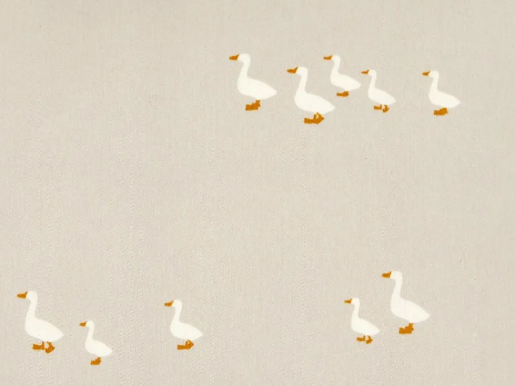 Kinder Grüne Erde Kinderbettwäsche^Kissenüberzug FREDERIK, sand, 40 x 40 cm, 100 % Baumwolle, Satin, GOTS