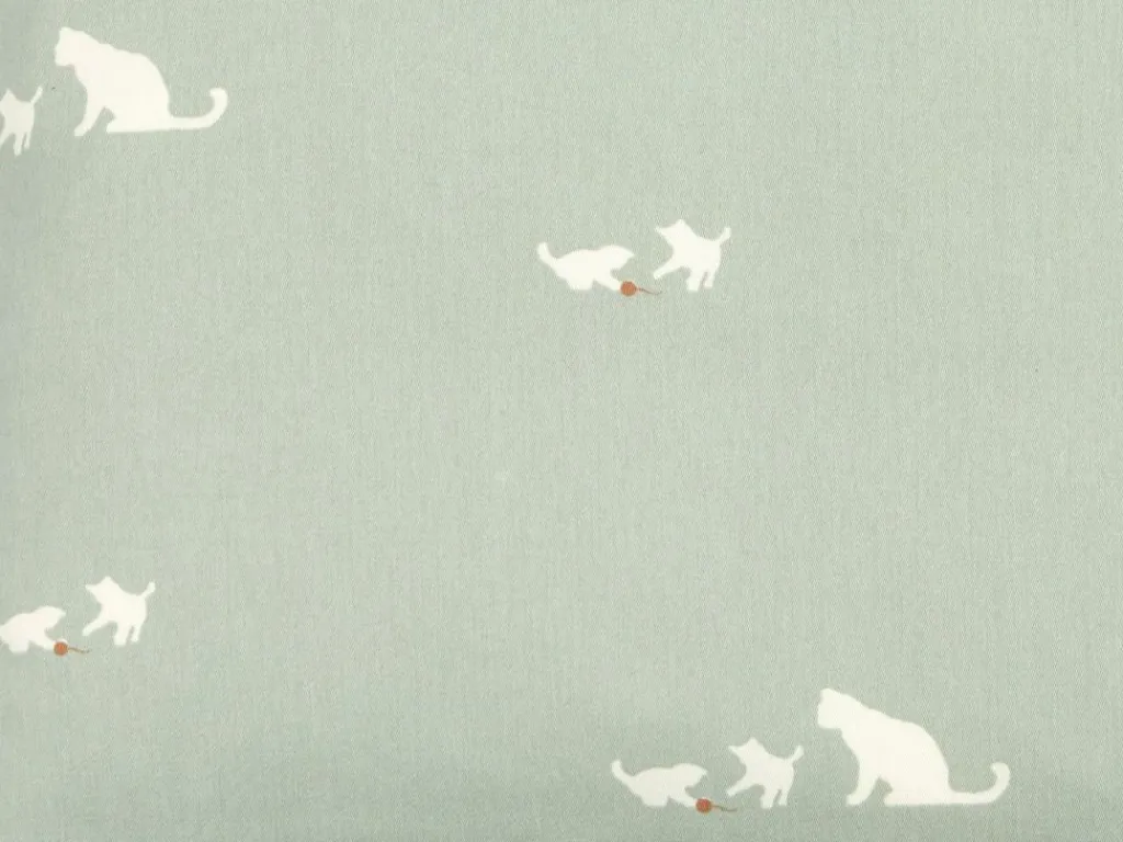 Kinder Grüne Erde Kinderbettwäsche^Kissenüberzug MIMI, hellgrün, 40 x 40 cm, 100 % Baumwolle, Satin, GOTS