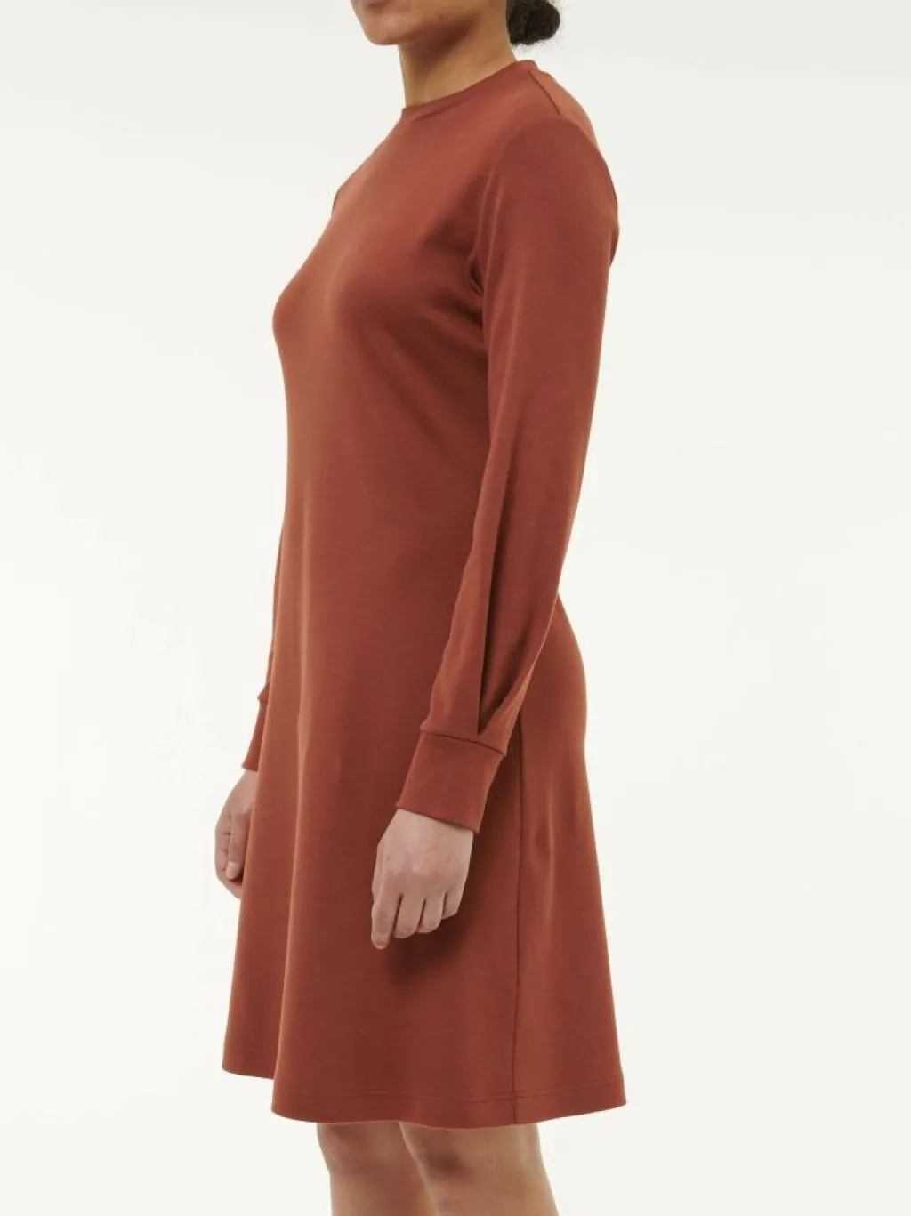 Grüne Erde Kleider & Overalls^Kleid aus Bio Baumwolle, 76 mahagoni, 38, GOTS