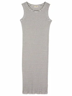 Grüne Erde Kleider & Overalls^Kleid aus Bio Baumwolle, 63 kakao/offwhite, S, GOTS