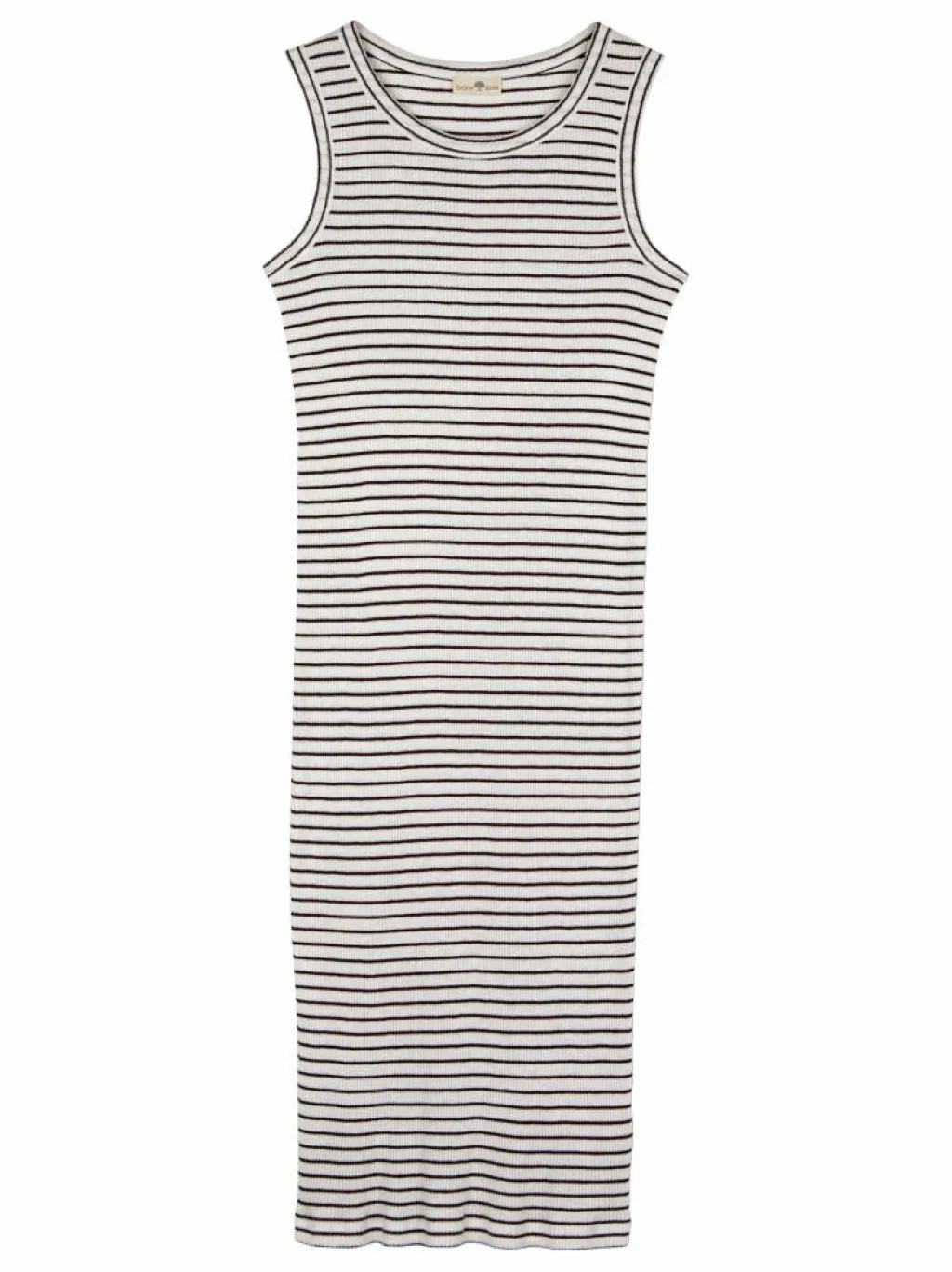 Grüne Erde Kleider & Overalls^Kleid aus Bio Baumwolle, 63 kakao/offwhite, S, GOTS