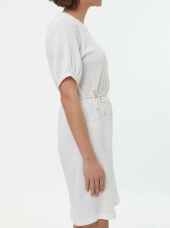 Grüne Erde Kleider & Overalls^Kleid aus Bio Baumwolle, 12 offwhite, S, GOTS