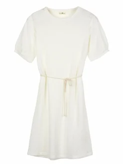 Grüne Erde Kleider & Overalls^Kleid aus Bio Baumwolle, 12 offwhite, S, GOTS
