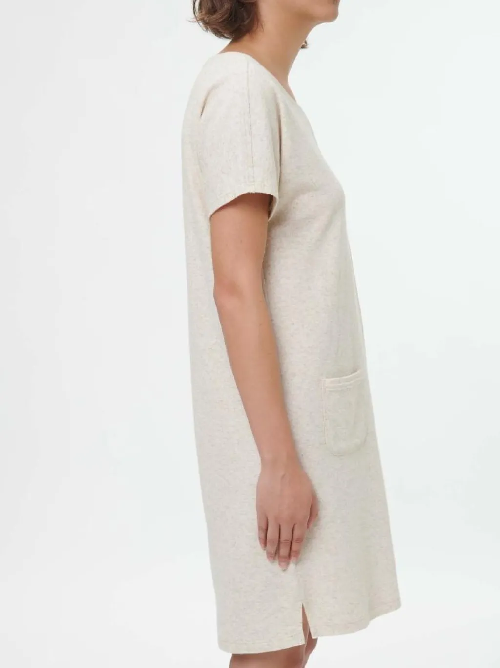Grüne Erde Kleider & Overalls^Kleid aus Bio Baumwolle/Hanf, 13 undyed, 38, GOTS