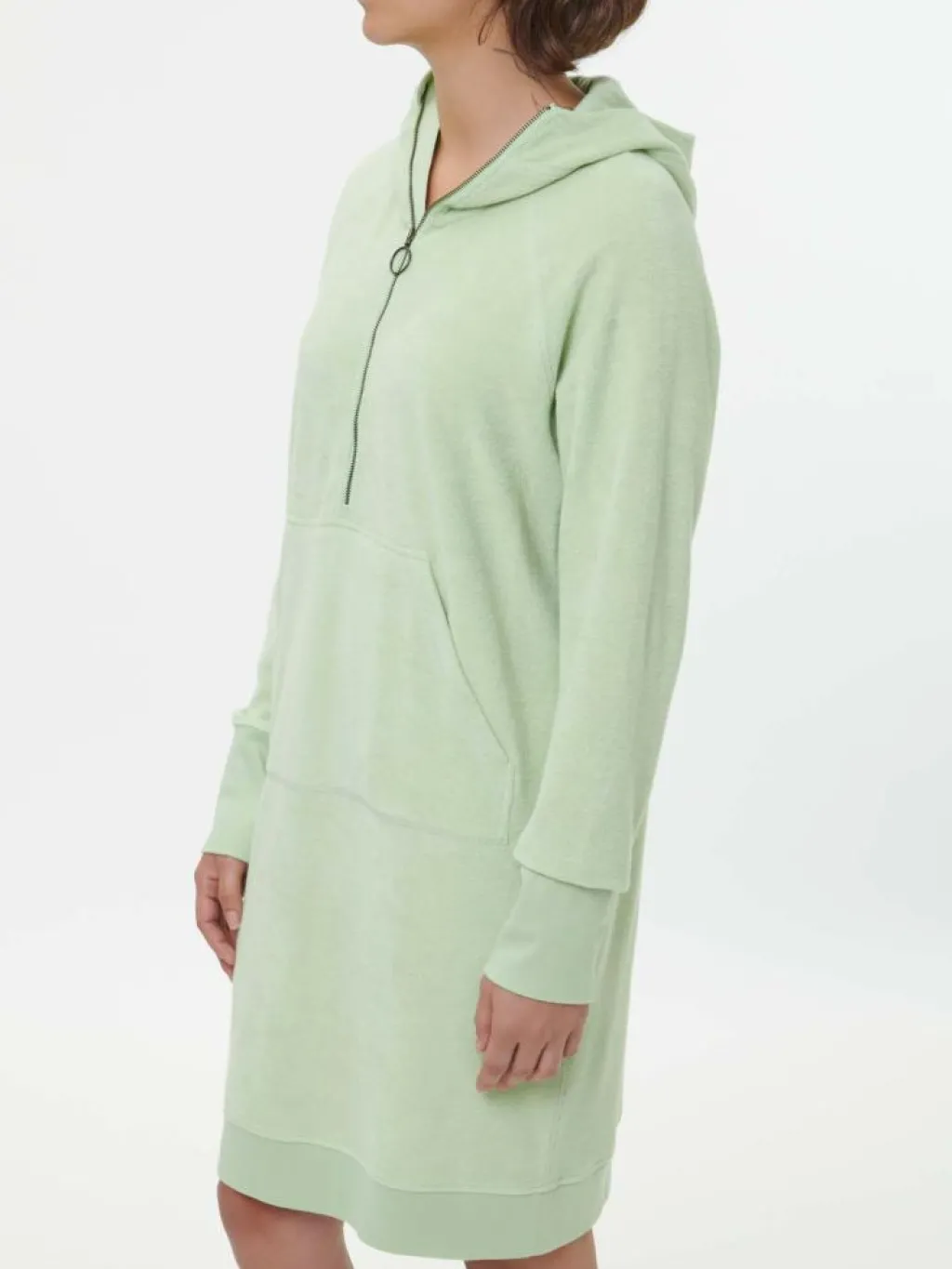 Grüne Erde Kleider & Overalls|Yoga & Loungewear^Kleid aus Bio-Baumwolle, 44 pastellgrün, S, GOTS