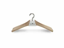 Grüne Erde Schrankzubehör|Garderobe^Kleiderbügel breit im 3er Set ohne Steg mit vernickeltem Haken