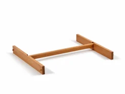 Grüne Erde Schrankzubehör^Kleiderschrank Kurami, Kleiderstange inkl. 2 Stk. Halterungen, B=59,2cm, Abteil B,