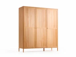Grüne Erde Kleiderschränke^Kleiderschrank Tenso, 3-türig, Holz,