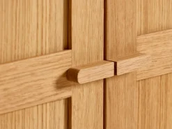 Grüne Erde Kleiderschränke^Kleiderschrank Tenso, 3-türig, Holz,