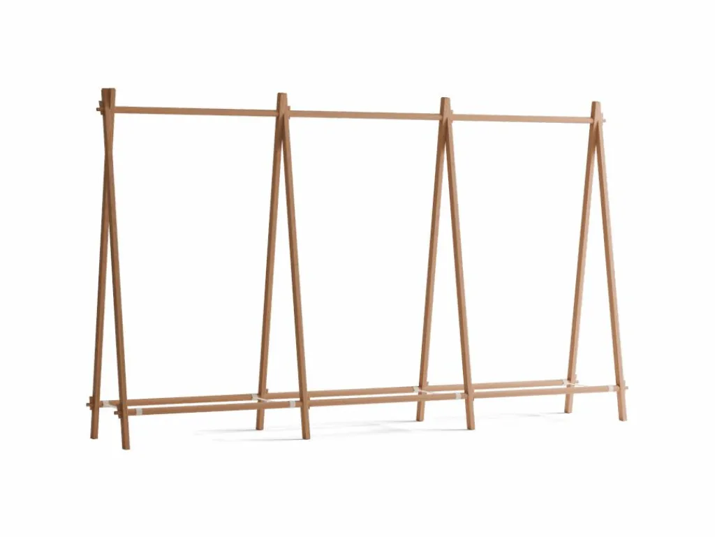 Grüne Erde Garderobe^Kleiderständer Jukai Pur, + 2 Anbauelemente,