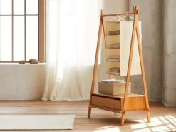 Grüne Erde Kleiderschränke|Garderobe^Kleiderständer Jukai Pur, mit Box und Lade,