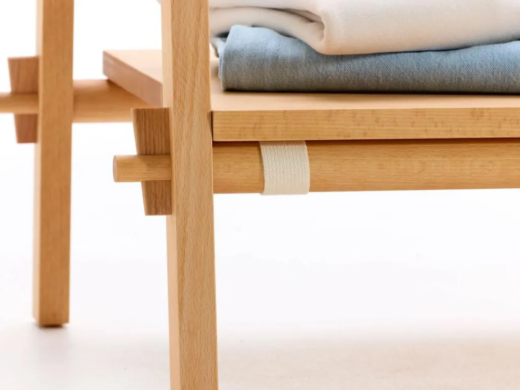 Grüne Erde Kleiderschränke|Garderobe^Kleiderständer Jukai Pur, mit Ablageboard und Hängefächer,