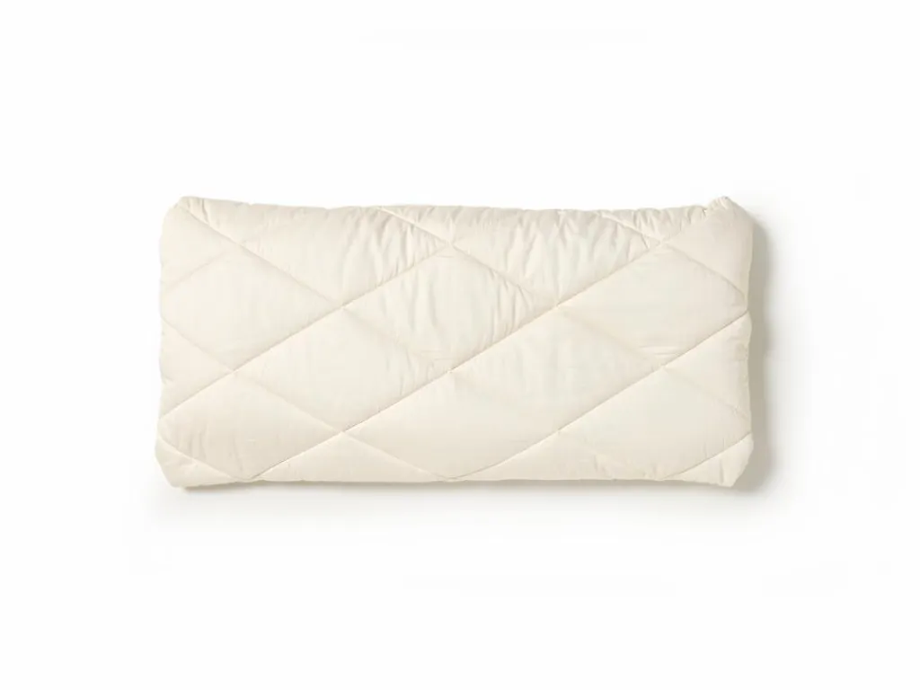 Grüne Erde Kopfkissen^Komfortkissen Duo "das Pflegeleichte", gefüllt mit Naturlatex und Schurwolle, 40 x 60 cm, GOTS, NATURTEXTIL BEST