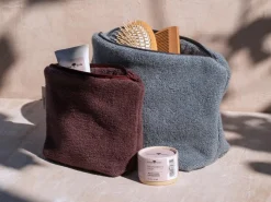 Grüne Erde Badezimmer-Accessoires|Badezimmer-Accessoires^Kosmetiktasche ANEA mini, , 20 x 6 x 13 cm, 100 % Baumwolle, GOTS