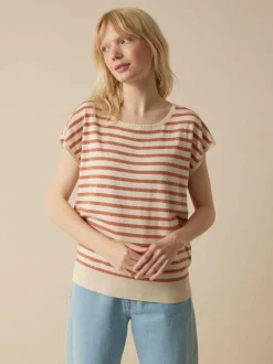 Grüne Erde Essentials|Pullover^Kurzarmpullover aus Bio-Baumwolle, , XL, GOTS