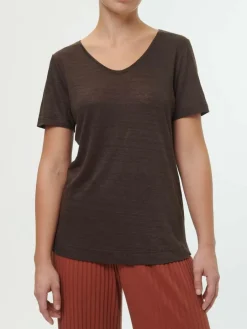 Grüne Erde Essentials|Shirts^Kurzarmshirt aus Bio-Leinen, , 36