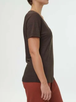 Grüne Erde Essentials|Shirts^Kurzarmshirt aus Bio-Leinen, , 36