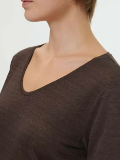 Grüne Erde Essentials|Shirts^Kurzarmshirt aus Bio-Leinen, , 36