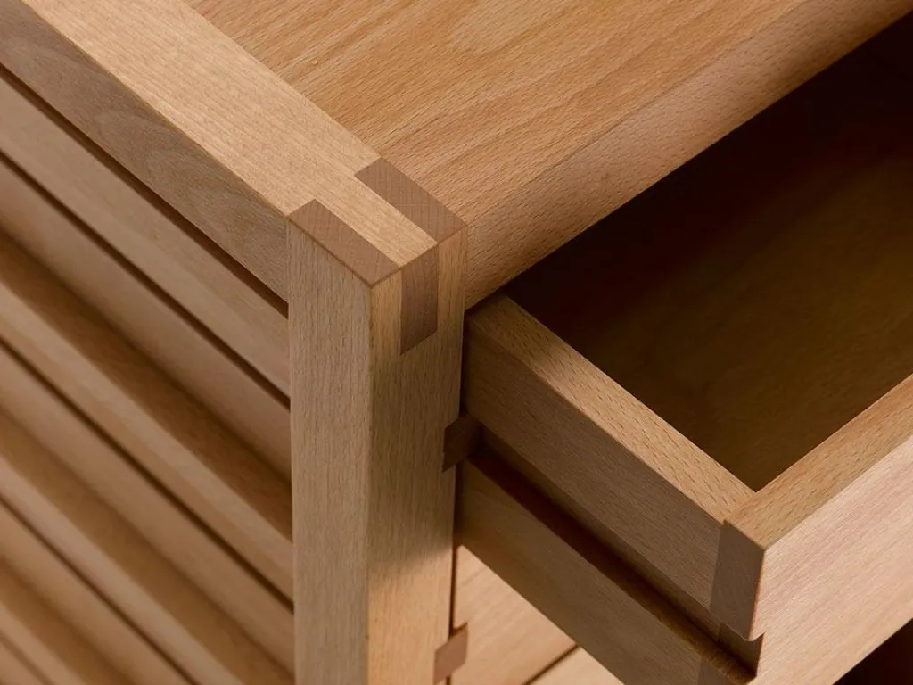 Grüne Erde Büro^Ladenschrank Quint inkl. 6 Laden, B 34 x T 70 x H 72 cm, Tiefe 70 cm,