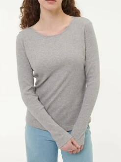 Grüne Erde Shirts^Langarmshirt aus Bio Baumwolle/Wolle, , 38, GOTS