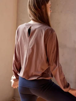 Grüne Erde Shirts|Yoga & Loungewear^Langarmshirt aus Bio Baumwolle, , S, GOTS