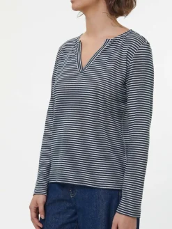 Grüne Erde Shirts^Langarmshirt aus Bio Leinen/Baumwolle, , 38, GOTS