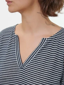 Grüne Erde Shirts^Langarmshirt aus Bio Leinen/Baumwolle, , 38, GOTS