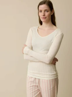 Grüne Erde Unterwäsche|Nachtwäsche^Langarmshirt aus Bio Wolle, , L, GOTS