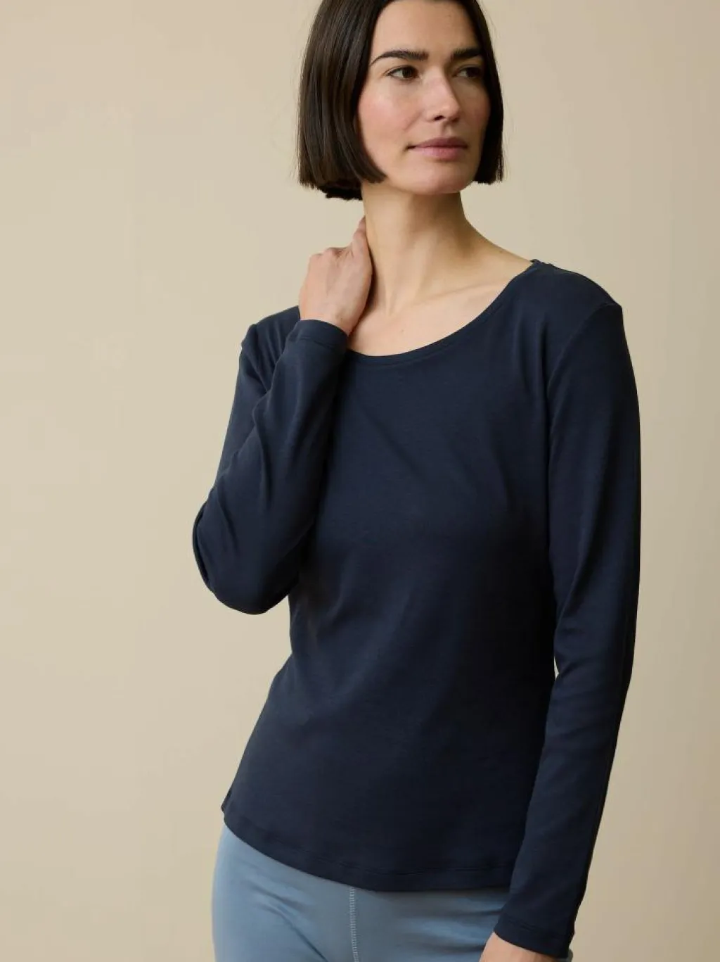 Grüne Erde Essentials|Shirts^Langarmshirt aus Bio-Baumwolle, , 38, GOTS