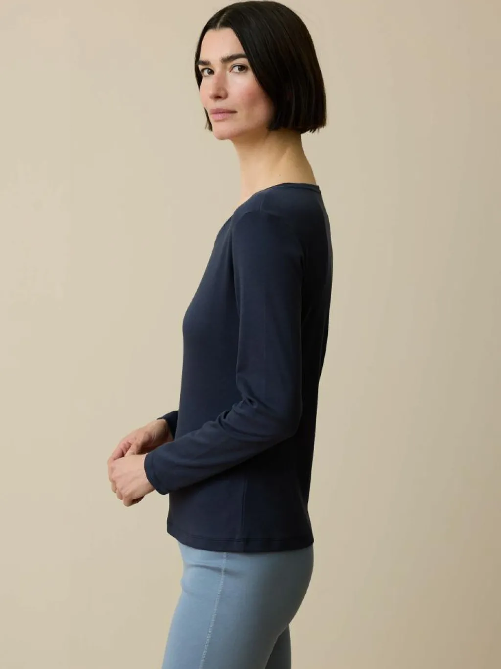 Grüne Erde Essentials|Shirts^Langarmshirt aus Bio-Baumwolle, , 38, GOTS