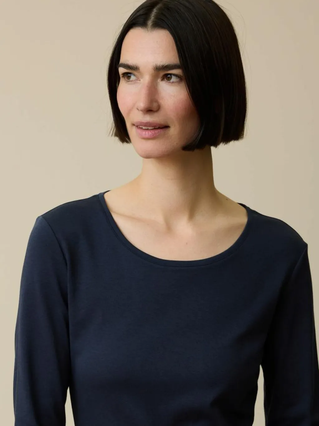 Grüne Erde Essentials|Shirts^Langarmshirt aus Bio-Baumwolle, , 38, GOTS