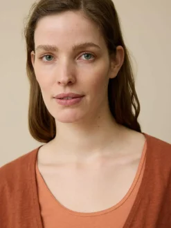 Grüne Erde Shirts|Yoga & Loungewear^Langarm-Wickelshirt aus Bio Baumwolle/Hanf, , 36, GOTS