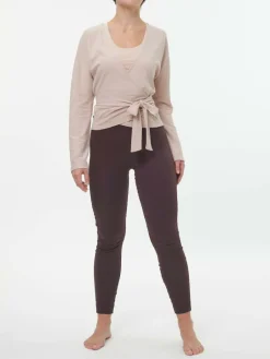 Grüne Erde Shirts|Yoga & Loungewear^Langarm-Wickelshirt aus Bio Baumwolle/Hanf, , 44, GOTS