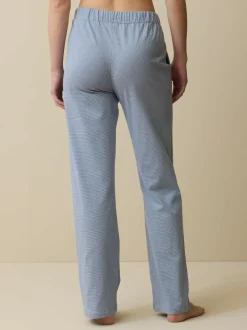 Grüne Erde Nachtwäsche^Lange Schlafhose aus Bio-Baumwolle, , S, GOTS