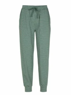 Grüne Erde Nachtwäsche^Lange Schlafhose aus Bio-Baumwolle, , S, GOTS