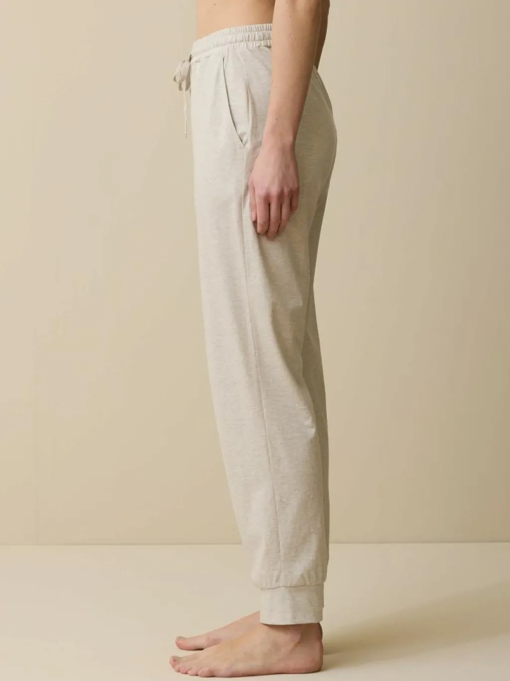 Grüne Erde Nachtwäsche^Lange Schlafhose aus Bio-Baumwolle, , S, GOTS