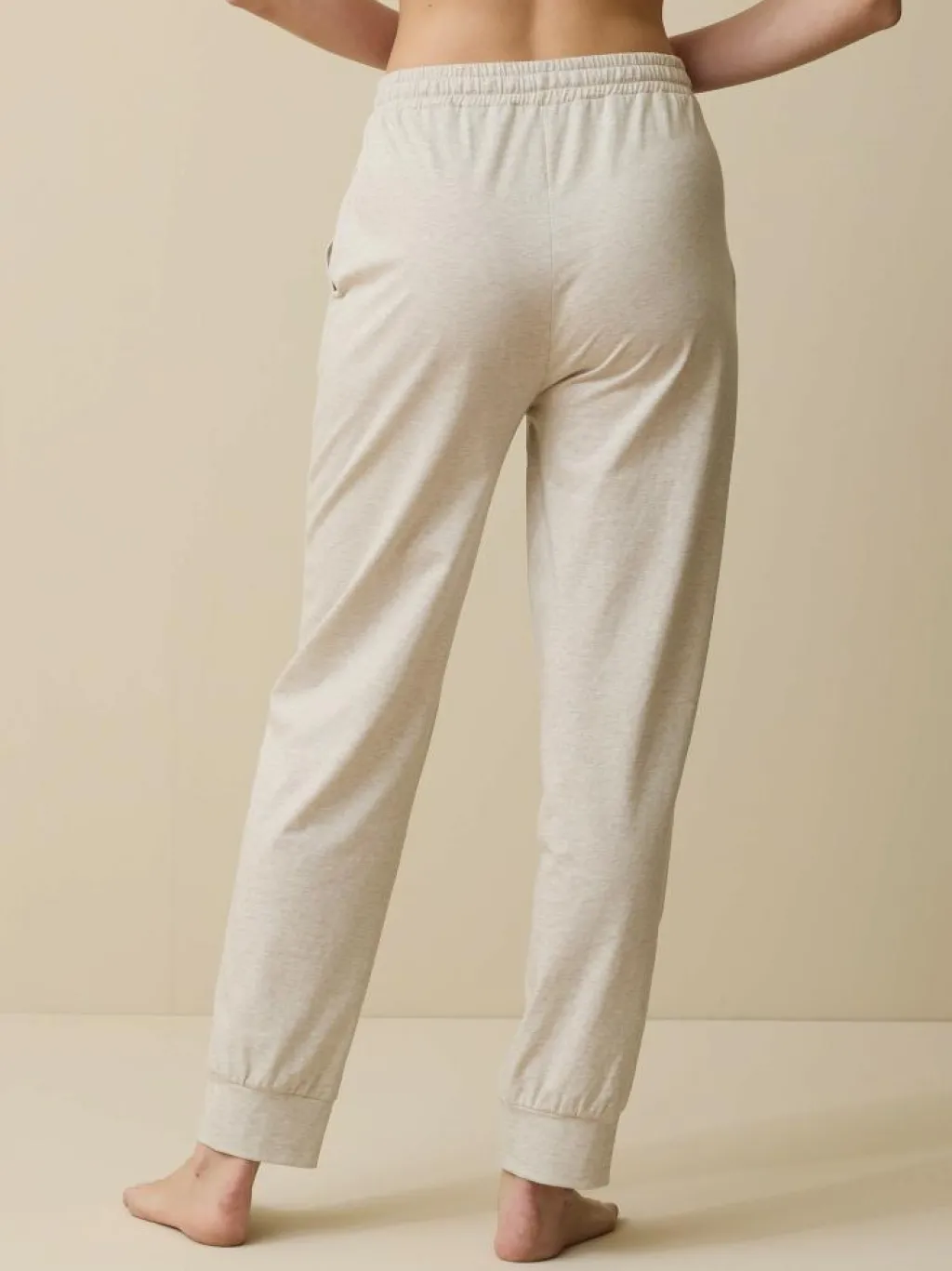 Grüne Erde Nachtwäsche^Lange Schlafhose aus Bio-Baumwolle, , S, GOTS