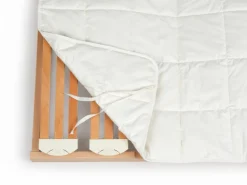 Grüne Erde Auflagen, Unterbetten & Topper^Lattenrostauflage, 90 x 190 cm, 60 % Baumwolle, 40 % Nesselfaser, 250 g/m2, VEGAN