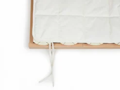 Grüne Erde Auflagen, Unterbetten & Topper^Lattenrostauflage, 90 x 190 cm, 60 % Baumwolle, 40 % Nesselfaser, 250 g/m2, VEGAN