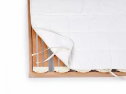 Grüne Erde Auflagen, Unterbetten & Topper^Lattenrostauflage, 90 x 190 cm, 60 % Baumwolle, 40 % Nesselfaser, 250 g/m2, VEGAN