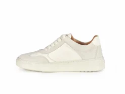 Grüne Erde Schuhe^Ledersneaker, 12 offwhite, 38