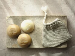 Grüne Erde Körperpflege|Feste Kosmetik & Alles Mit Kunststofffreier Verpackung^MANDARINE & CURCUMA Dusch- & Badeseife 80 g