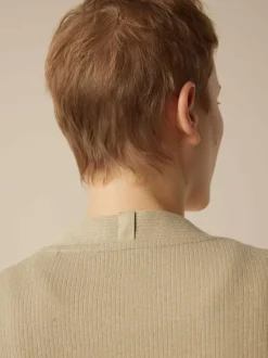 Grüne Erde Essentials|Jacken & Mäntel^Mantel aus Bio-Baumwolle und Leinen, 46 light khaki, S, GOTS